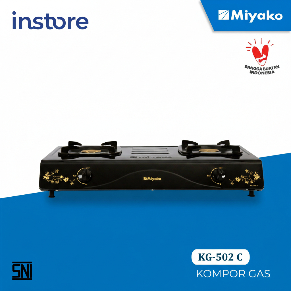 Kompor 2 Tungku Miyako KG-502 C