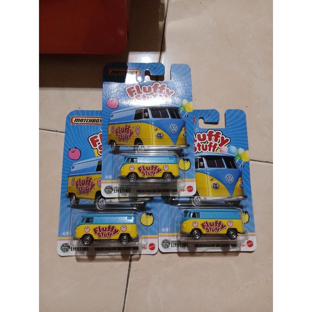 Matchbox Fluffy Stuff VW Volkswagen Delivery Van