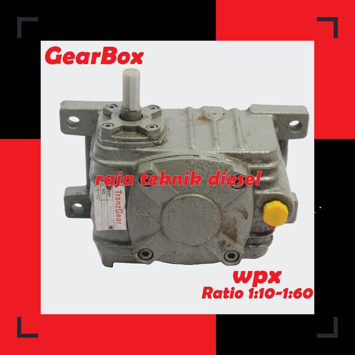 MESIN SPEED REDUCER GEAR BOX WPX 200 Ratio 1:10 - 1:60 GEARBOX
