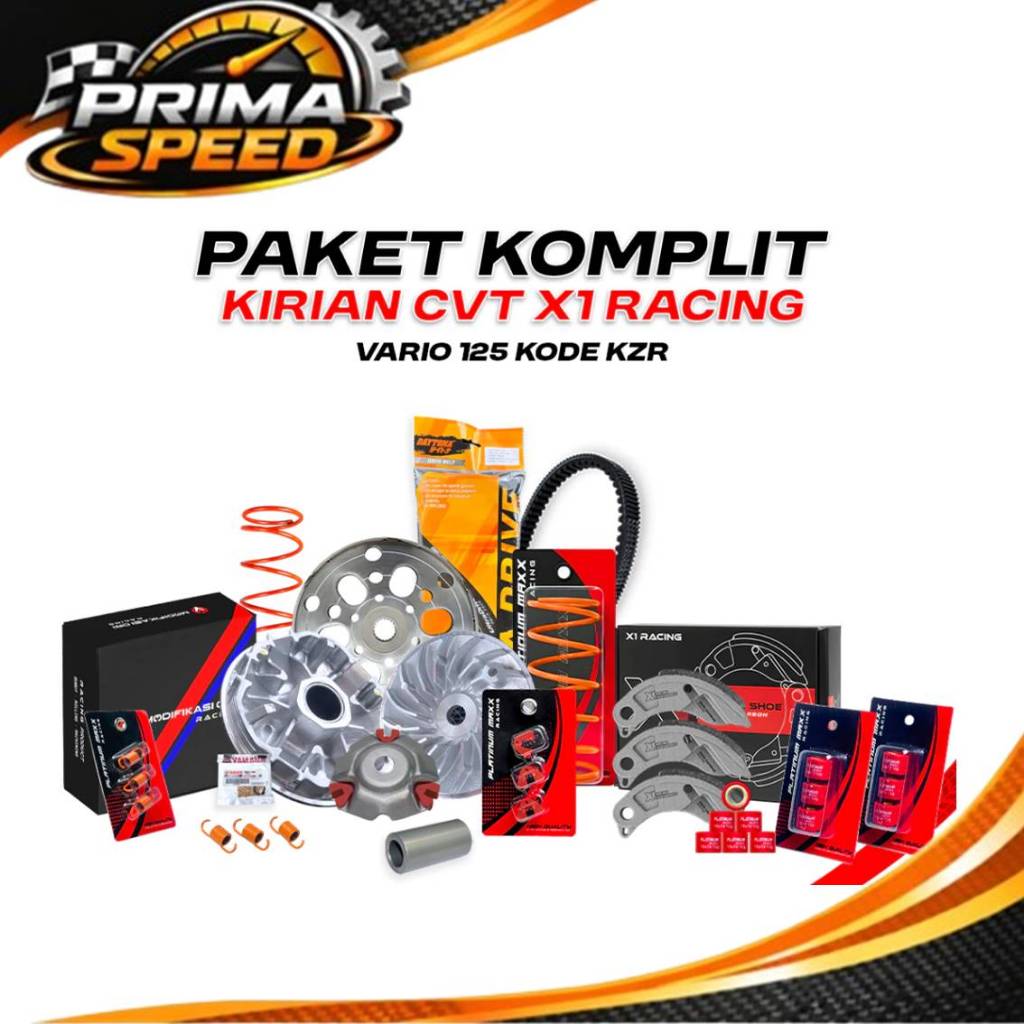 KZR - PAKET UPGRADE CVT VARIO 125 150 160 PAKETAN KIRIAN CVT PCX ADV VARIO 125 CVT PCX PER CVT 1500 