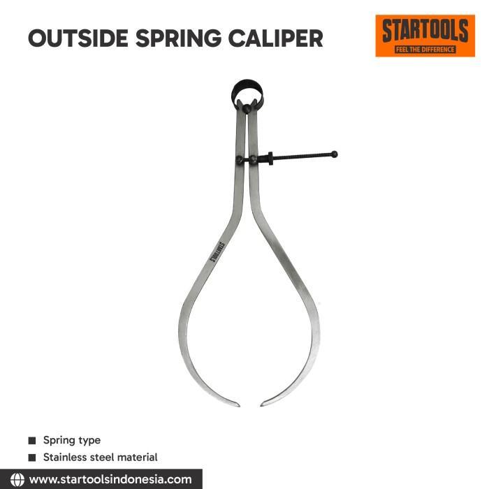 STARTOOLS Outside Spring Caliper / Jangka Bubut Luar 4”