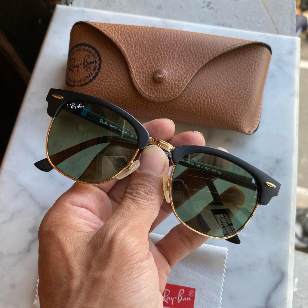 Kacamata Rayban Clubmaster RB3016 Size Doff Secen Original