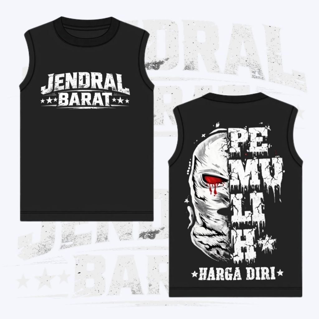 Promo Singlet PHD Jendral Barat Mata Merah Murah Tebal dan Halus