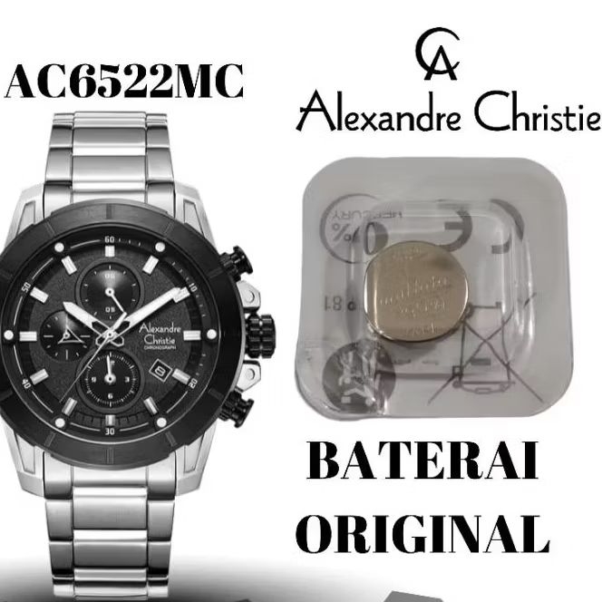baterai Jam ALEXANDRE CHRISTIE ORIGINAL AC6522MC