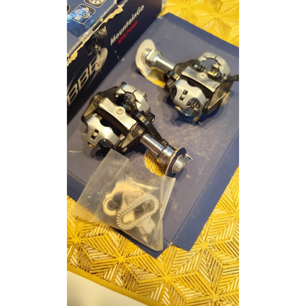 Pedal cleat BBB Kondisi Baru Lengkap Dengan Cleat not Crankbrothers Mallet e Shimano DX ME700