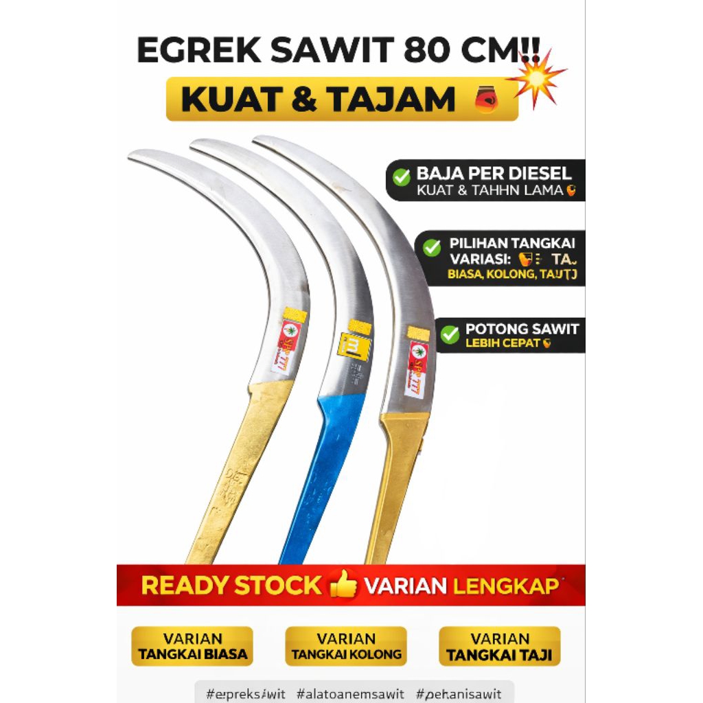 EGREK SAWIT SPP 777 PREMIUM – SUPER TAJAM & TAHAN LAMA