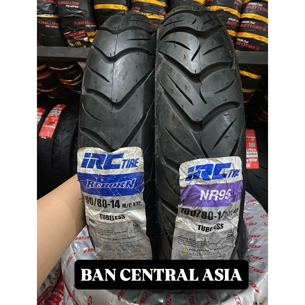 BAN LUAR IRC REBORN NR95 TUBELESS RING 14 90 80 100 80 14