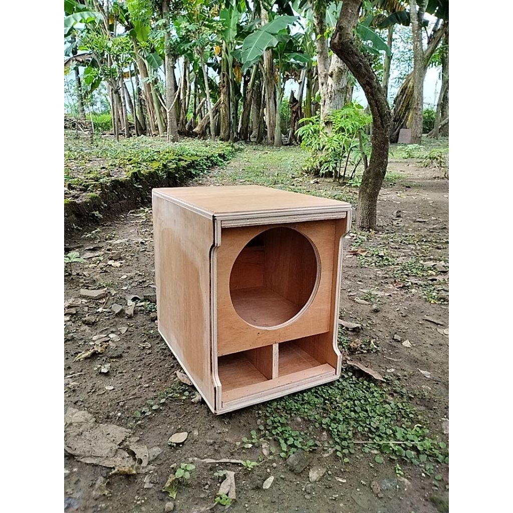Box Miniscoop 8 inch Single Subwoofer Tebal 12mm