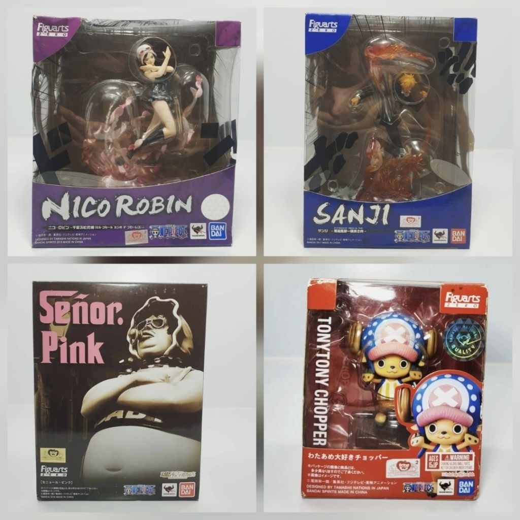 Fzo Robin Extra Battle, Fzo Sanji Extra Battle, Fzo Senor Pink & Fzo Chopper 20th