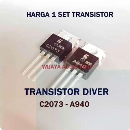 SET TRANSISTOR AUDIO C2073 A940 TRANSISTOR C2073 - A940