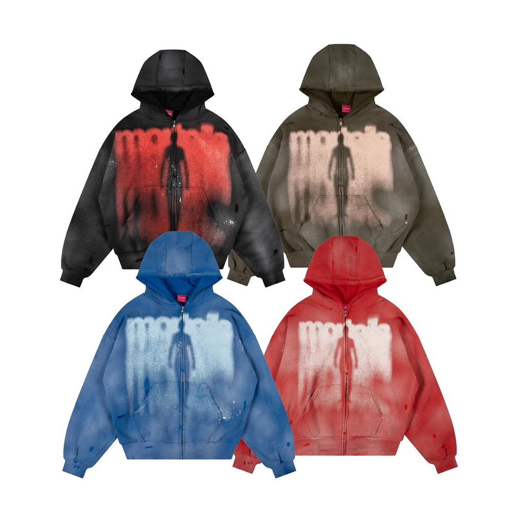 MORTEILS - DECONST HOODIE BLACK|ARMY|RED|BLUE