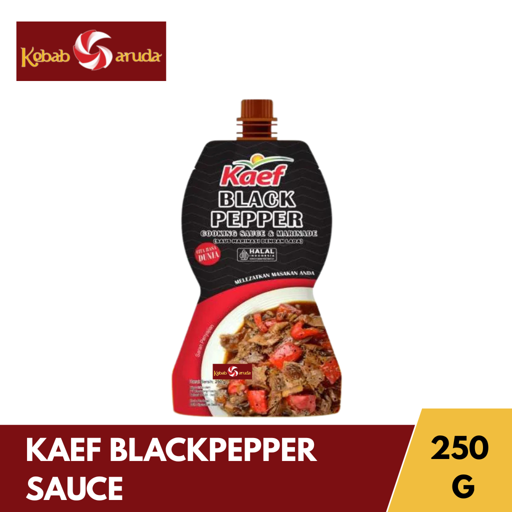 KAEF Blackpepper Sauce 250 gr / Saus Ladah Hitam 250 gr - KGI