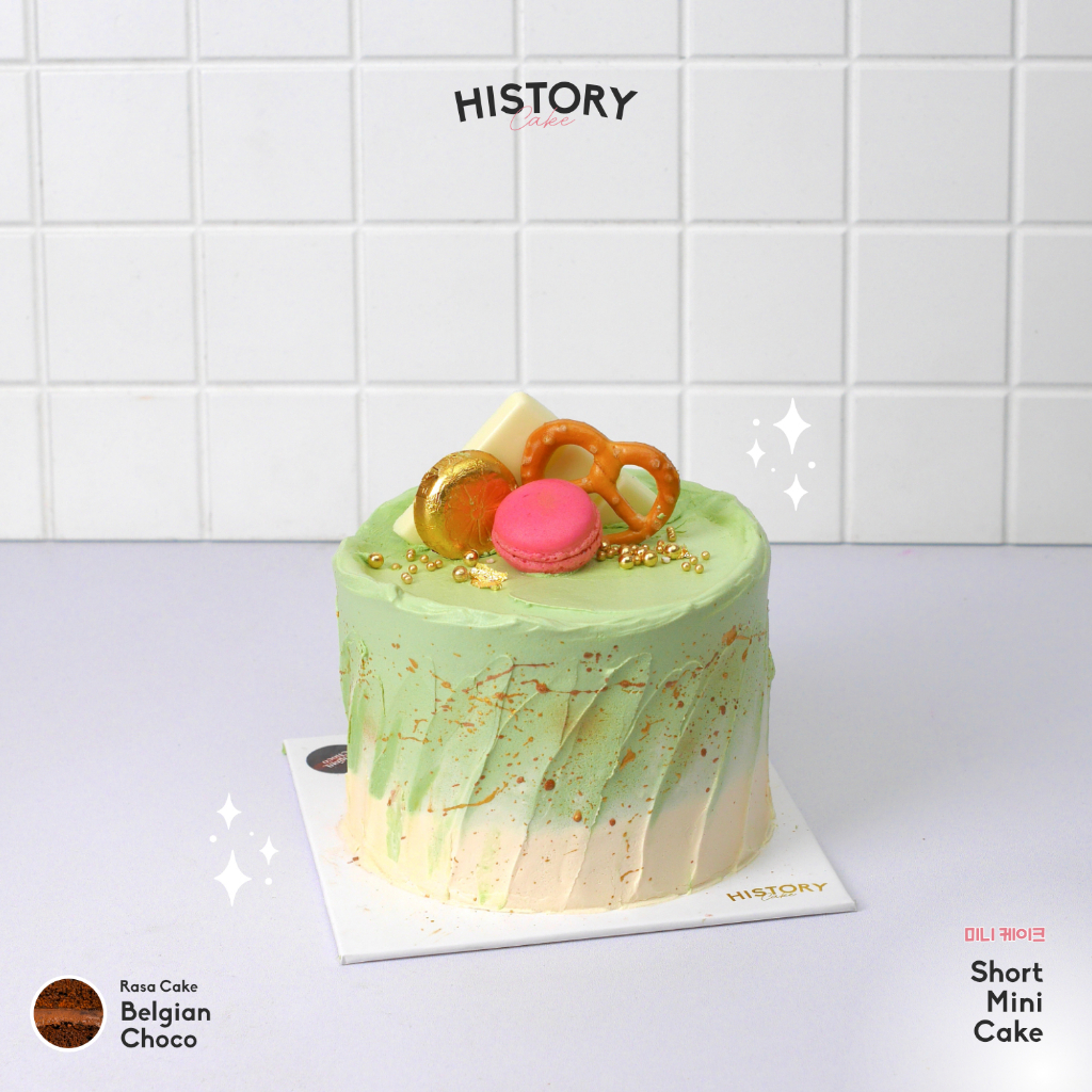 HistoryCake Kue Tart Ulang Tahun Birthday Cake Mini Rasa Belgian Choco Viral Bandung