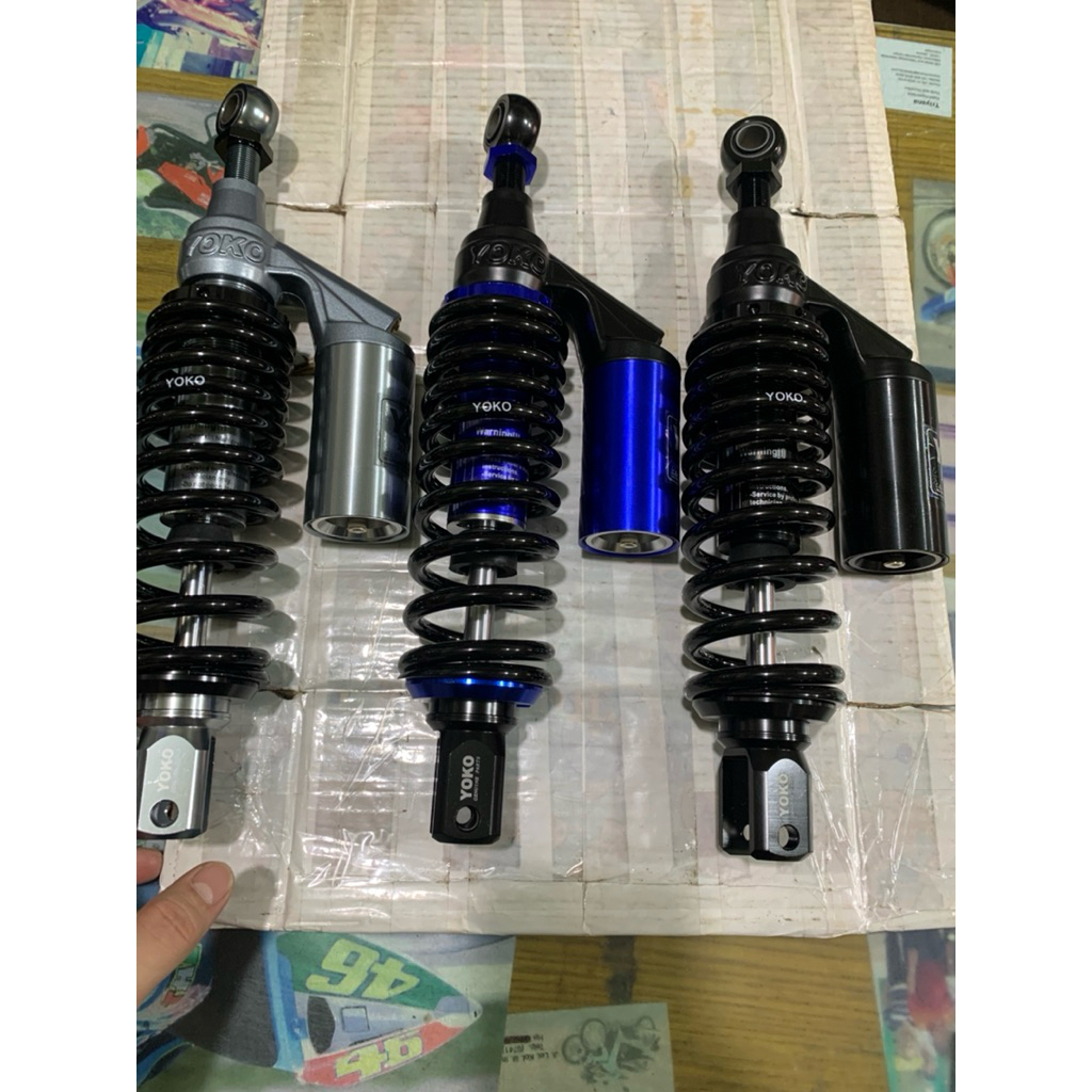 SHOCKBREAKER BELAKANG TABUNG ATAS FUNGSI - YOKO ORIGINAL MODEL G-PLUS GEN-2 PER SLIM - UKURAN 310MM 