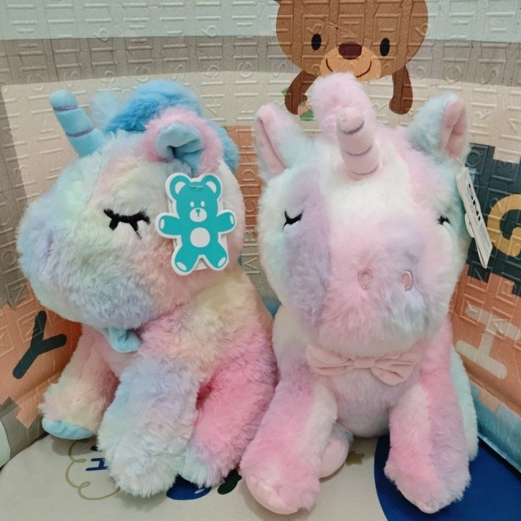 boneka unicorn rainbow