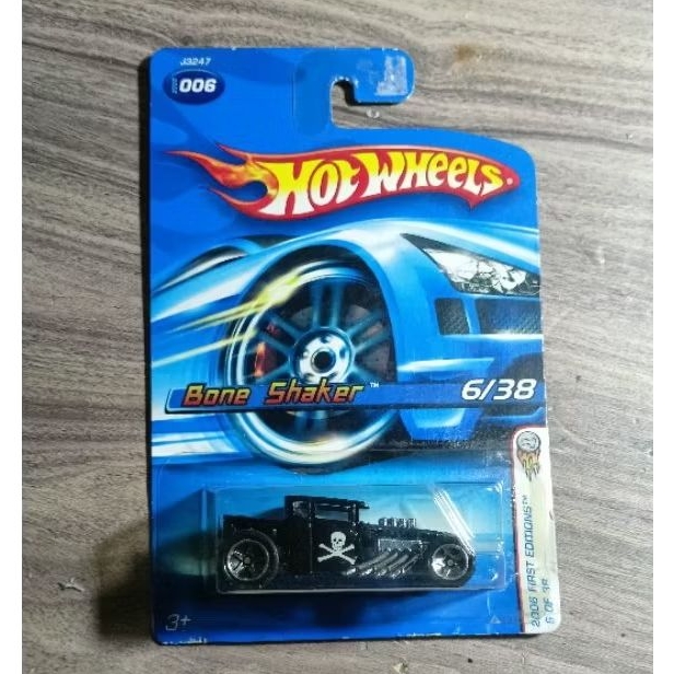 Hot Wheels 2006 First Editions Bone Shaker Black