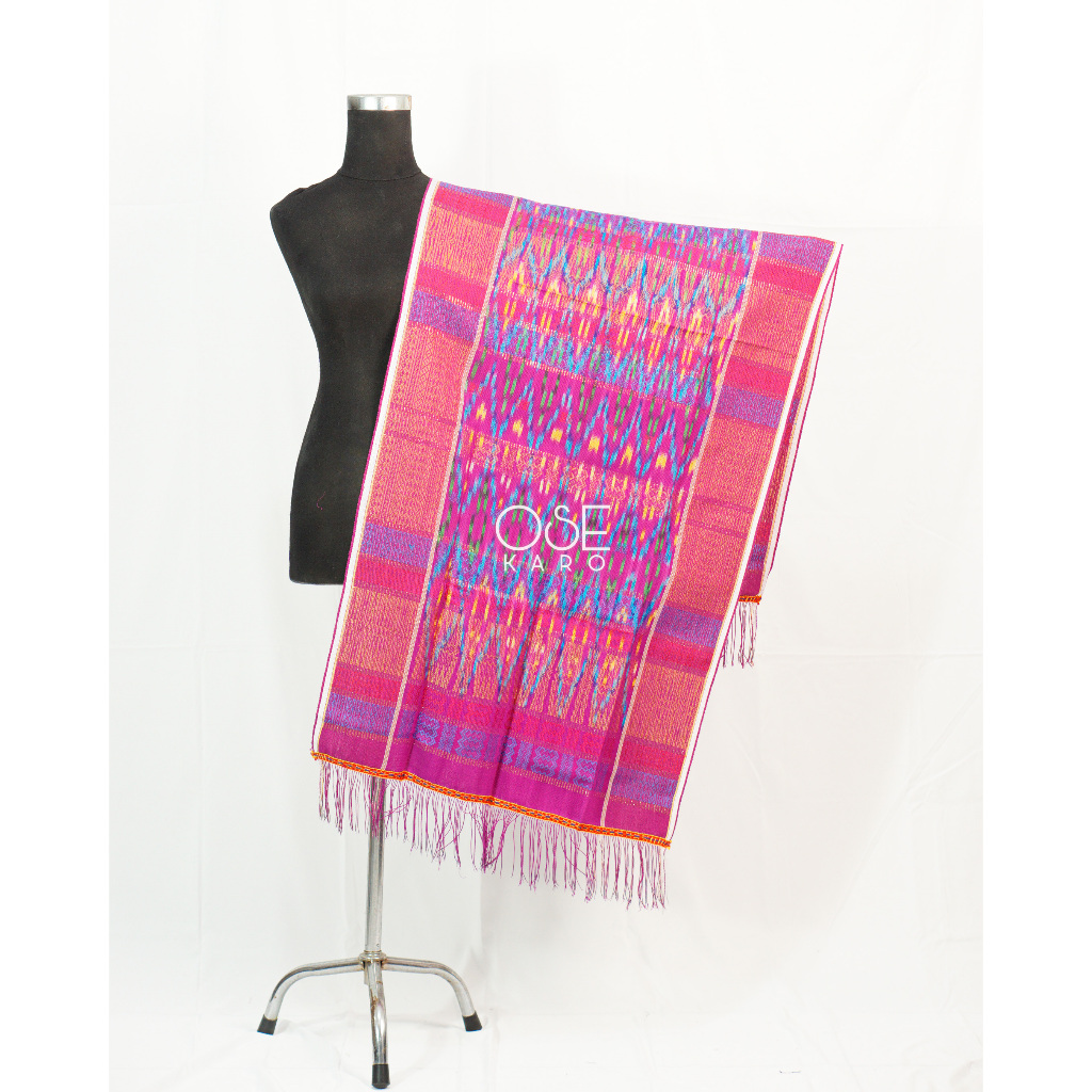 Uis Nipes Karo Motif Rangrang Semi Sutra