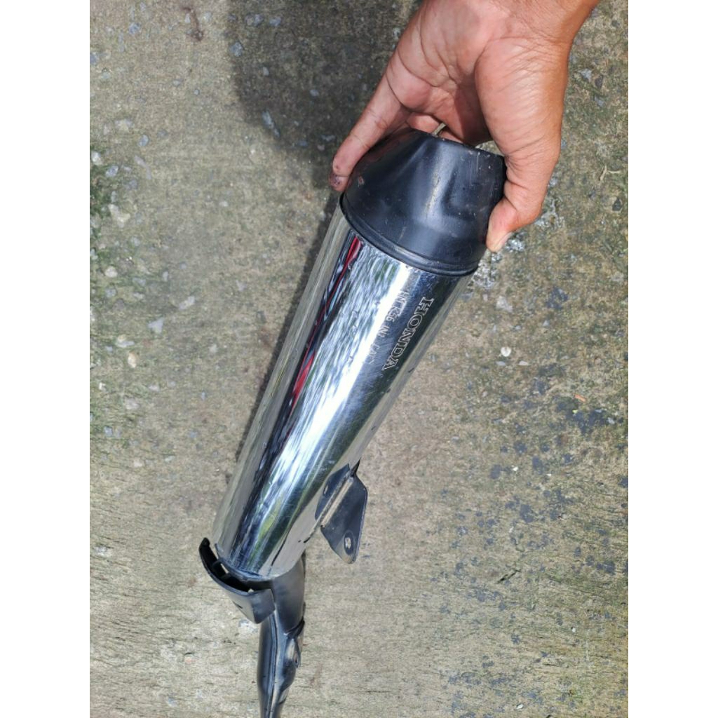 knalpot honda sonic150r sonic supragtr150 supragtr original