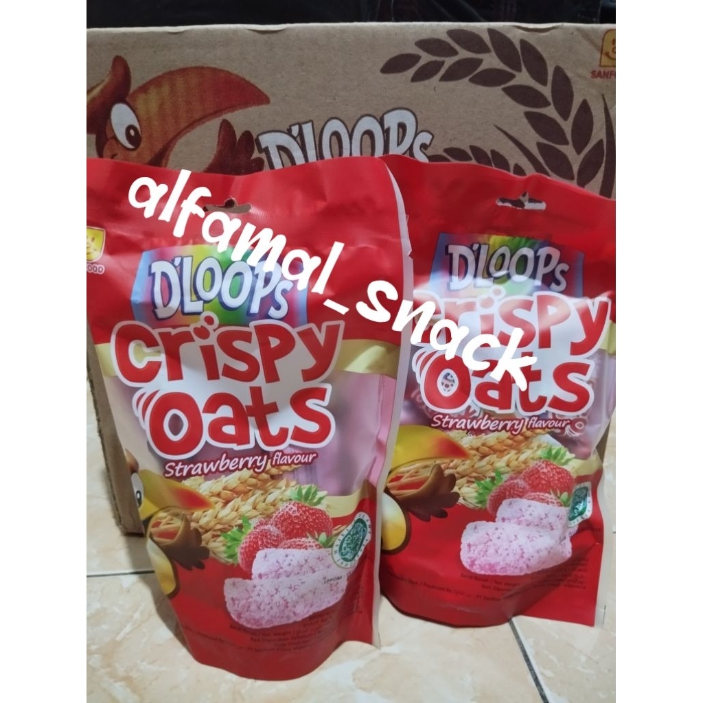 (1 Dus) D'LOOPS CRISPY OATS 12X 100g