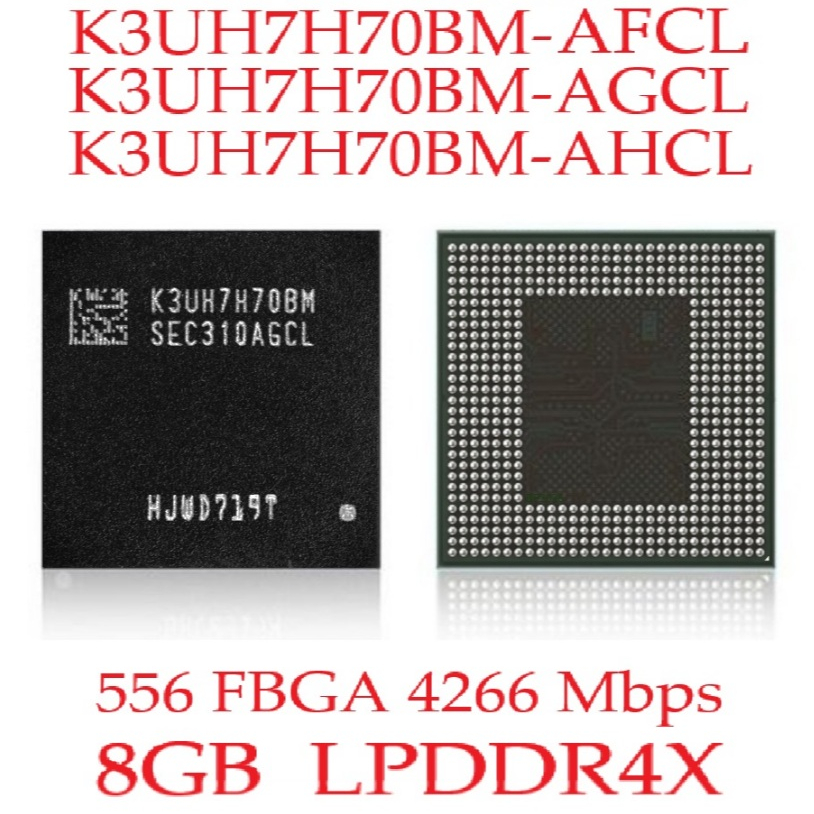 IC RAM LPDDR4X K3UH7H7 8GB BGA556 K3UH7H70AM-AGCL ROG BLACKSHARK FOLD K3UH7H70BM-AGCL