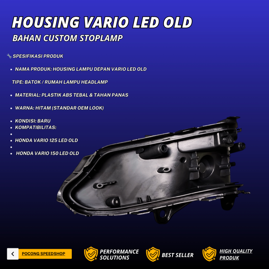 Housing lampu stoplamp Vario old 125 / vario 150 old cocok custom  batok lampu belakang VARIO LED OL