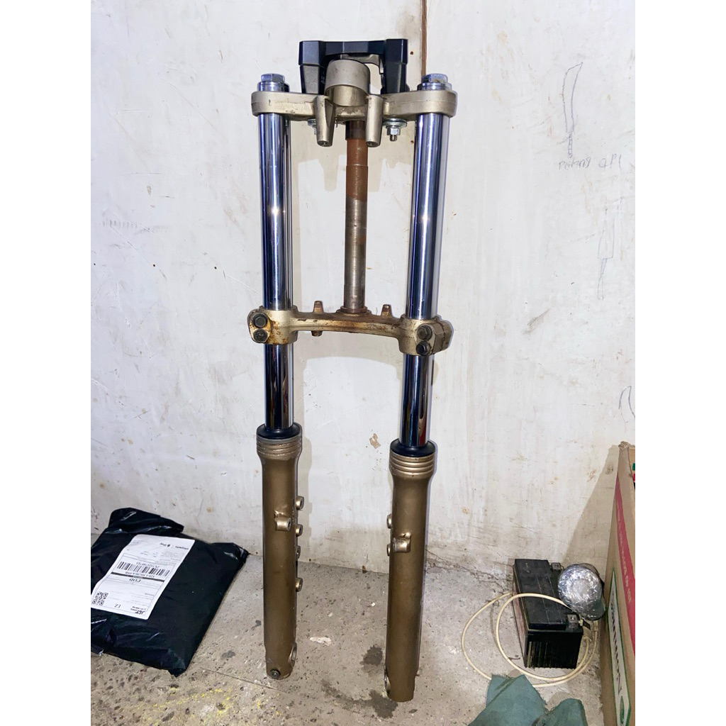 skok ninja rr zx gold standat dan pnp honda set raiser cbr original