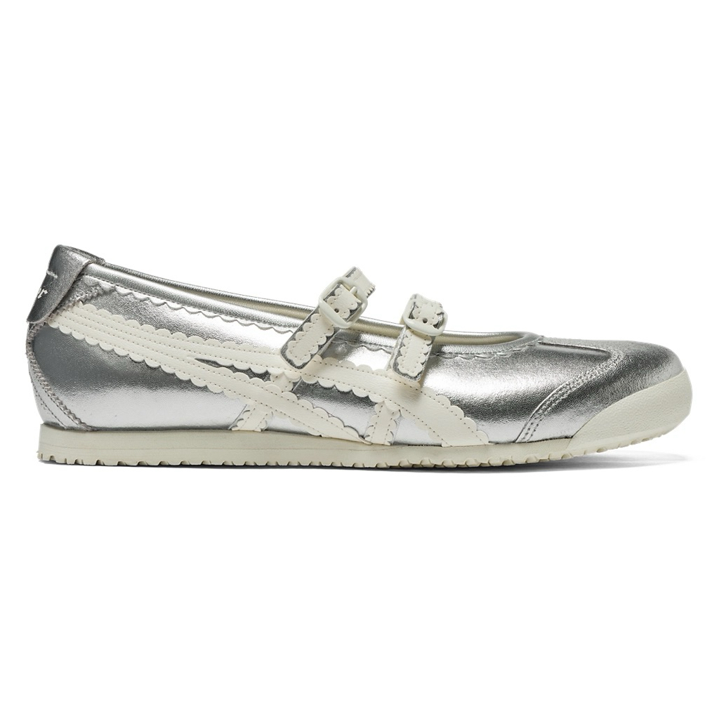 Sepatu Onitsuka Tiger Mexico66 Ballerina Silver Cream