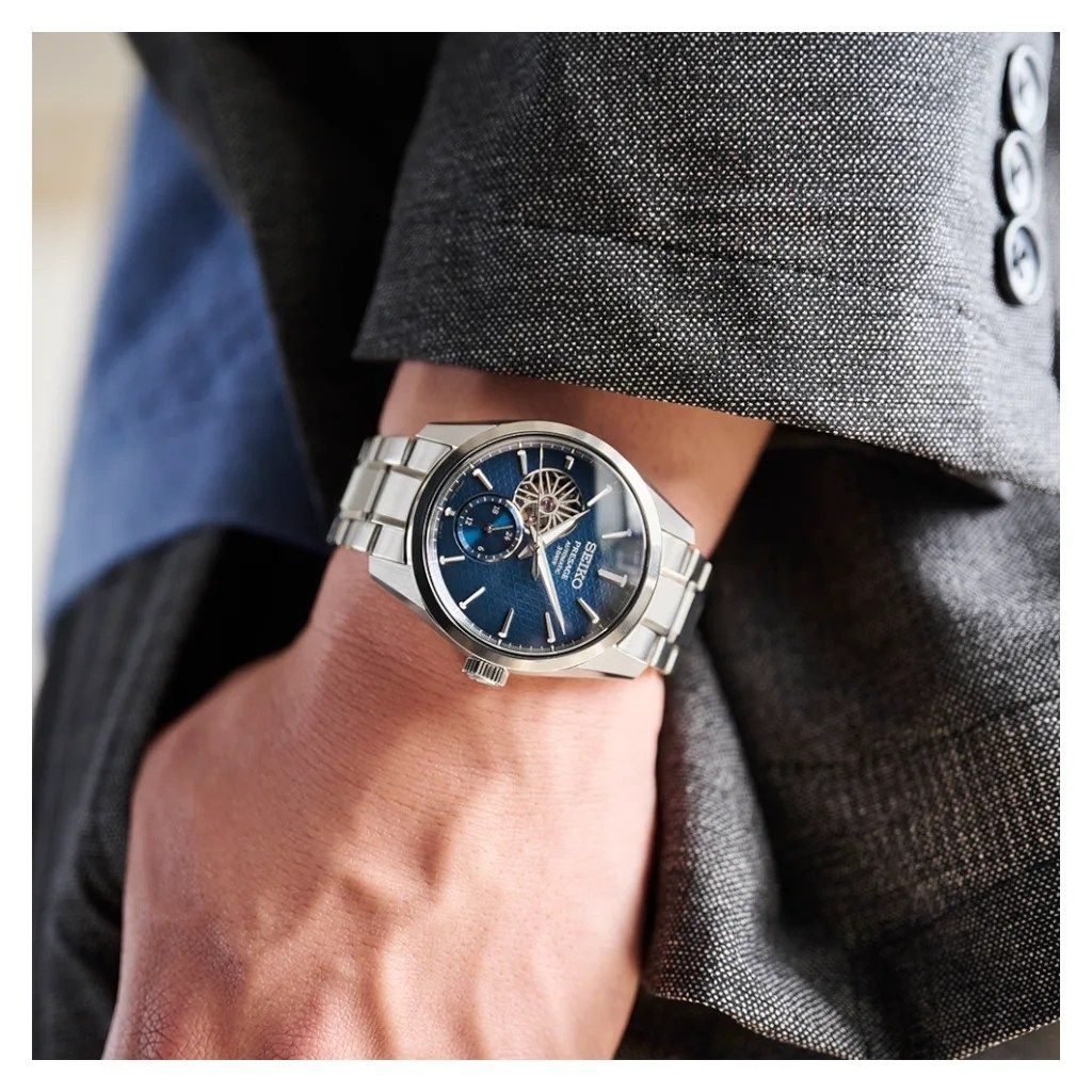 GROSIR TERMURAH...Jam Tangan Pria Keren New SEIKO PRESAGE AUTOMATIC Gold & Combi Rantai Stainless St