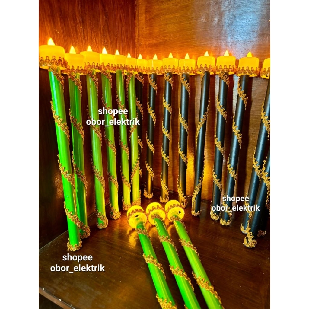 obor elektrik/obor led/obor pawai takbiran/obor modern/obor karnaval/mainan anak/lampu obor/lampu le