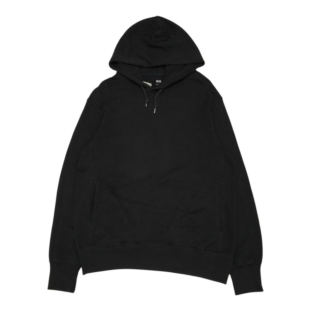 Hoodie UNIQLO Hitam / Black Second Original