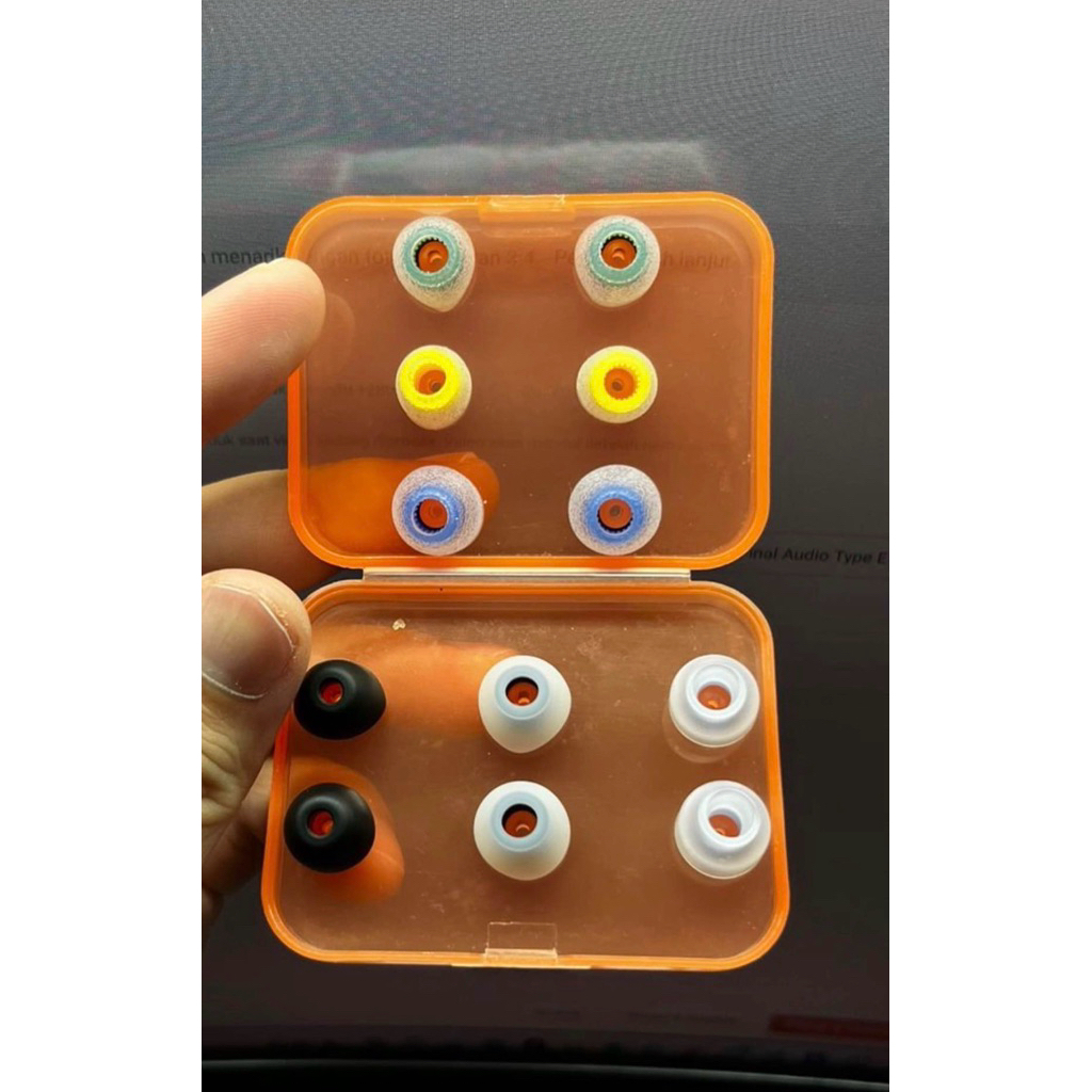 [HARGA NETT] Aneka Eartips IEM Preloved sesuai Variasi - Preloved - Azla - Final Audio Type E - Peno