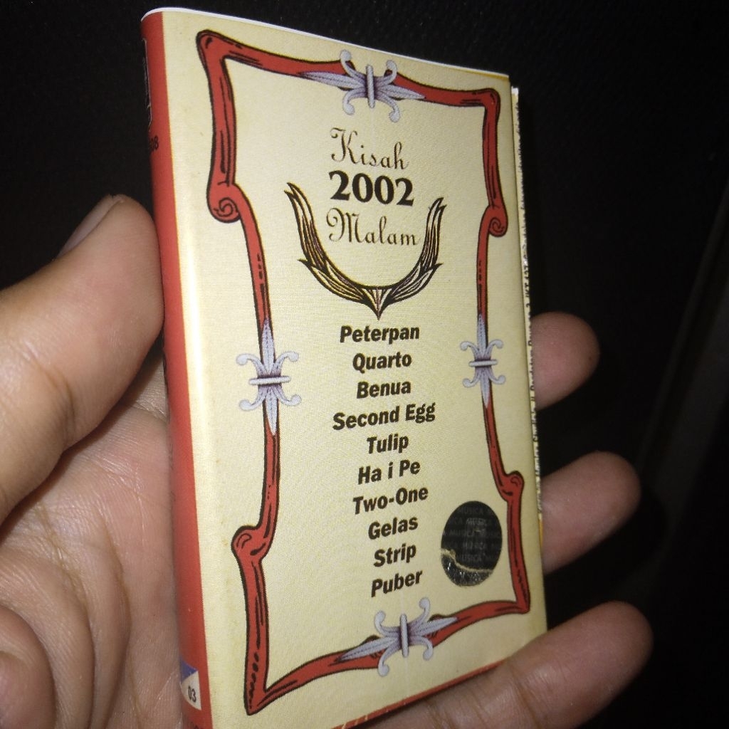 Cover kaset Kisah 2002 Malam Peterpan dll ( hanya cover )