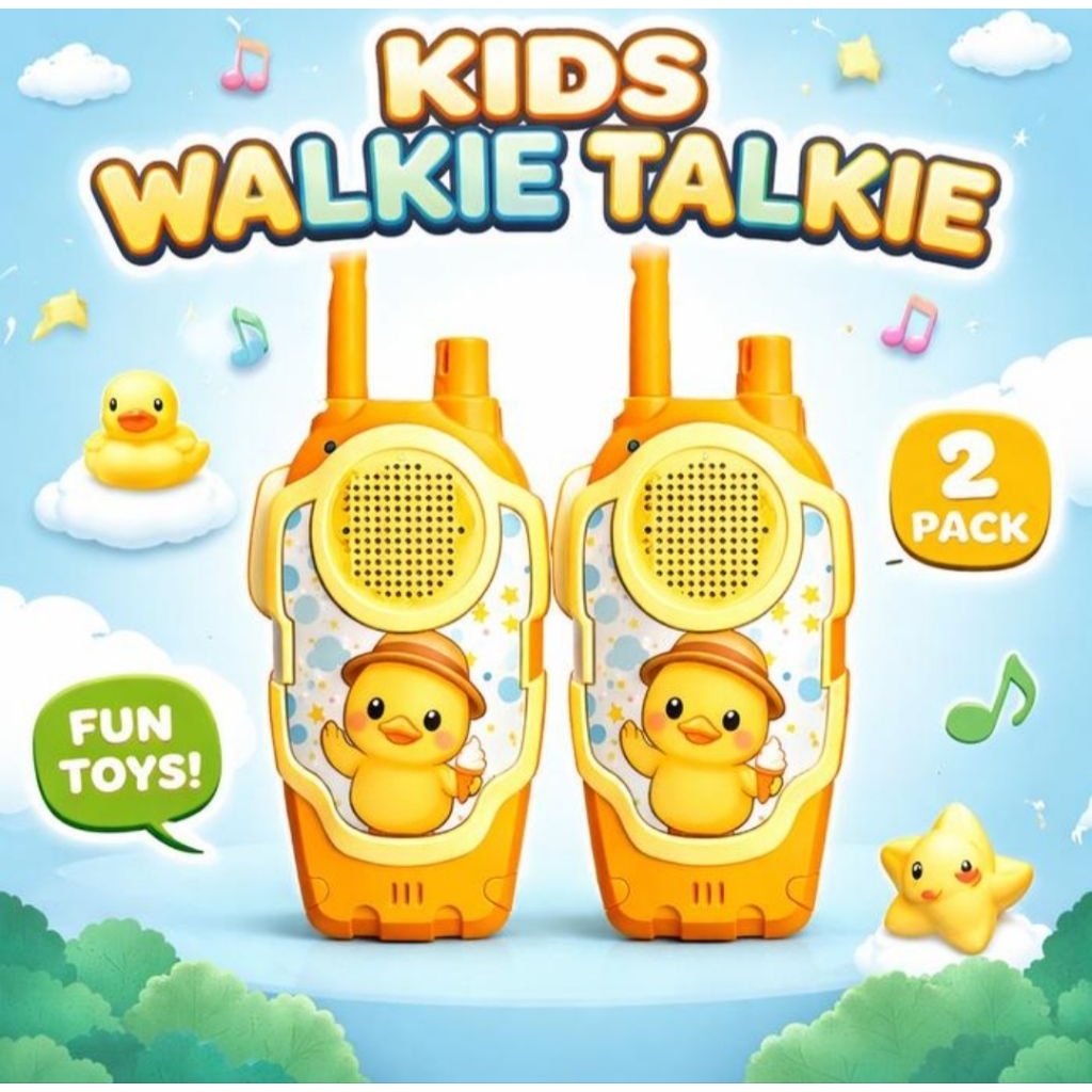 Mainan Anak Handy Talkie Walkie Talkie / HT / Walkie Talkie Karakter Anak