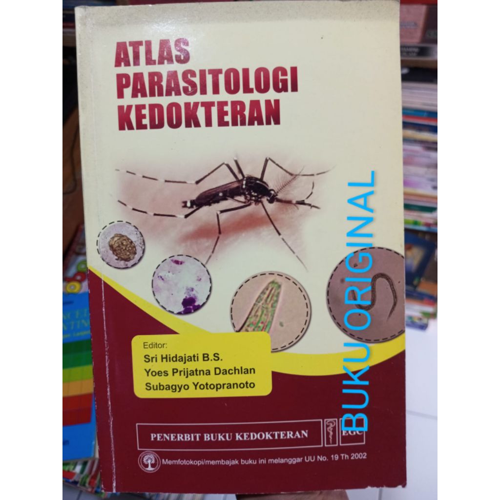 BUKU ORIGINAL / buku atlas parasitologi kedokteran