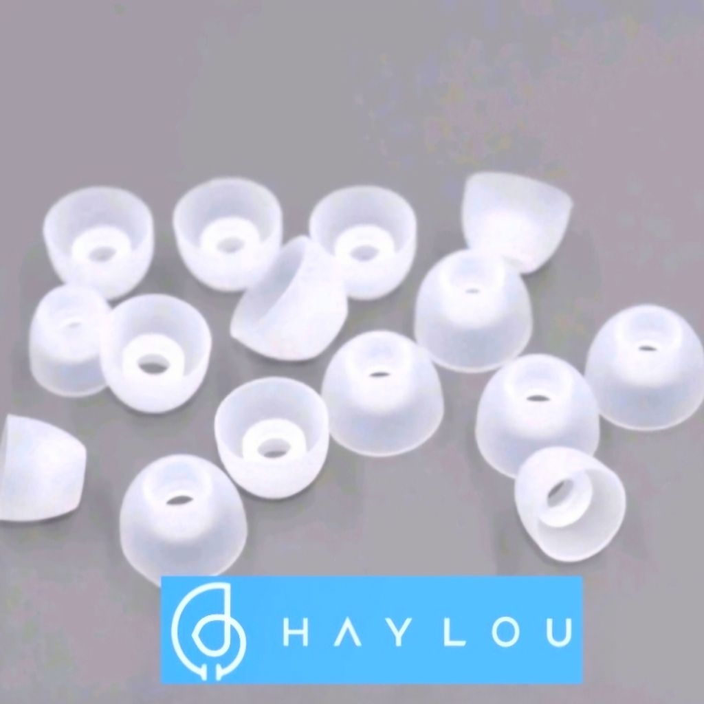 Eartips HAYLOU W1 / X1 Neo / Moripods / GT5 / GT1 Pro / HQ5 harga 1 pair bs pilih warna hitam or put