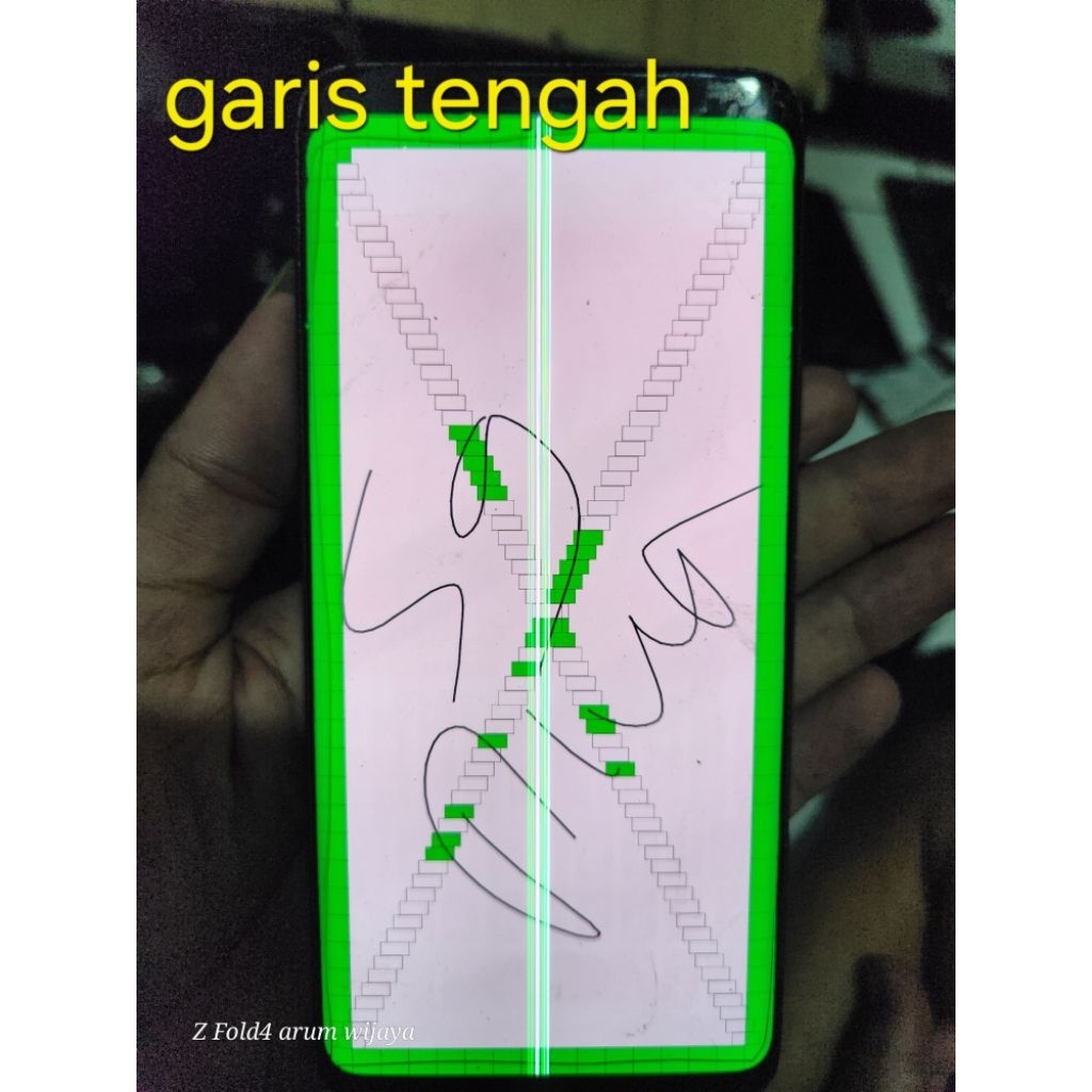 lcd samsung s9 plus minus cek foto