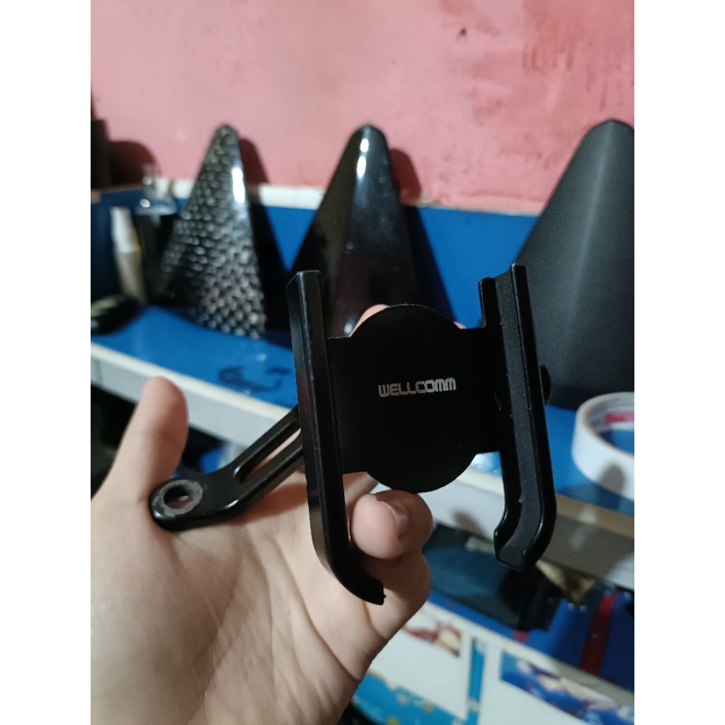 holder hp spion kiri universal bekas no merk