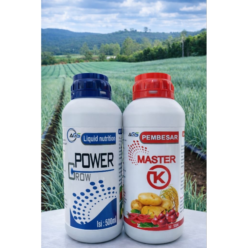 paket 2 botol power grow 500ml + master k 500ml
