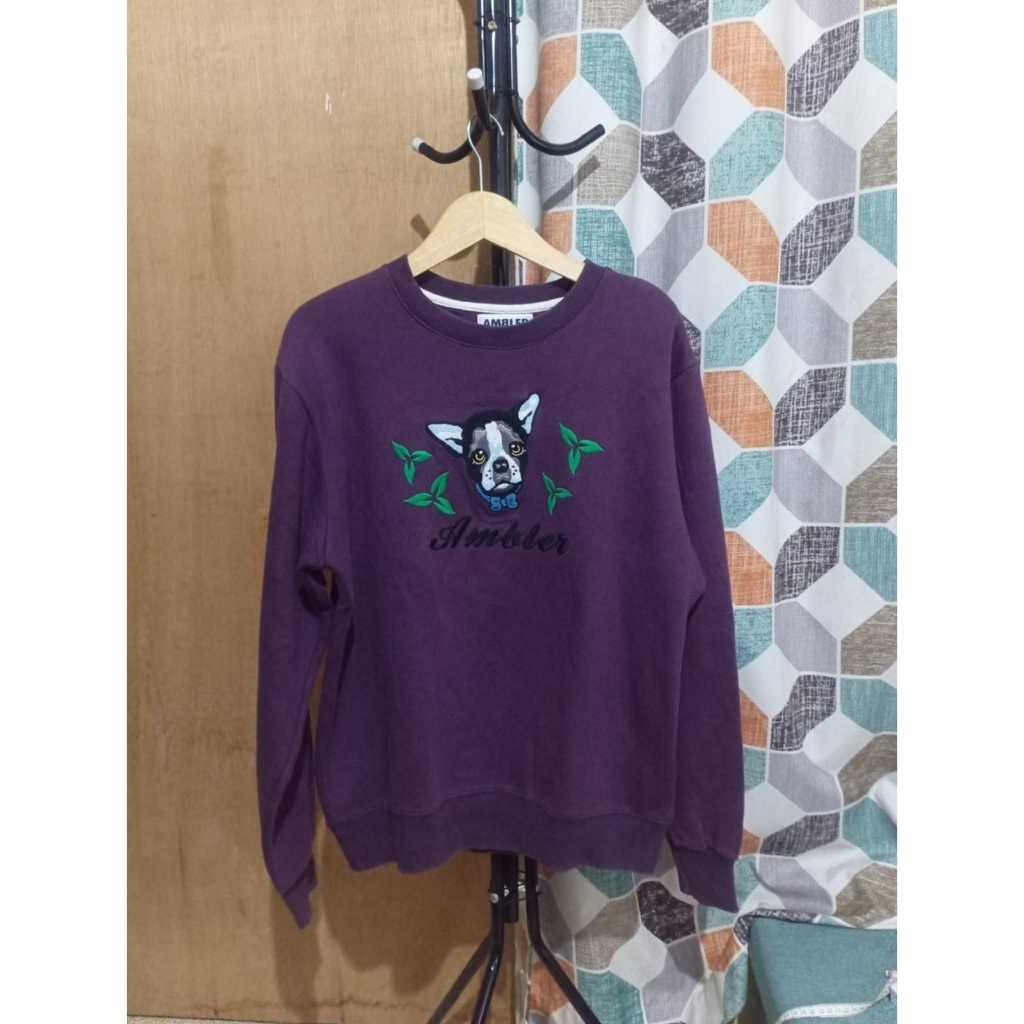 Jumbo Ambler CN-CrewNeck Brand Ambler Unisex Warna Ungu