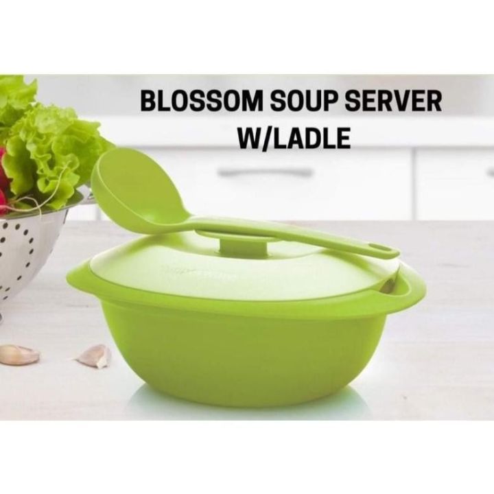 soup blossom 1,8 L tupperware tempat saji prasmanan