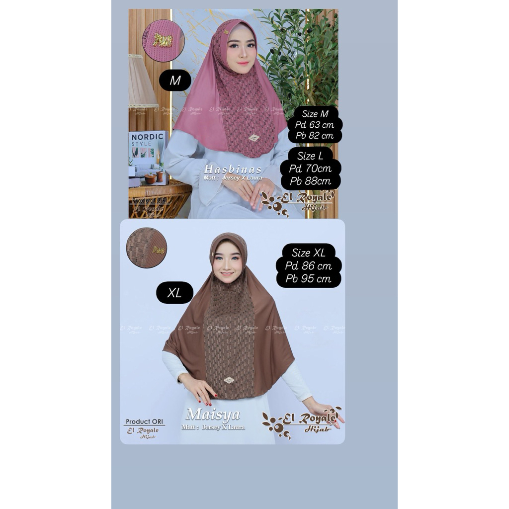 Kerudung Hijab Maisya Ori El Royale