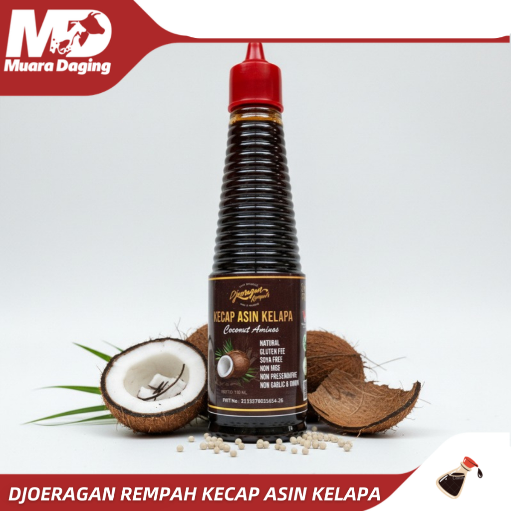 DJOERAGAN REMPAH Kecap Asin Kelapa - GLUTEN & SOYA FREE