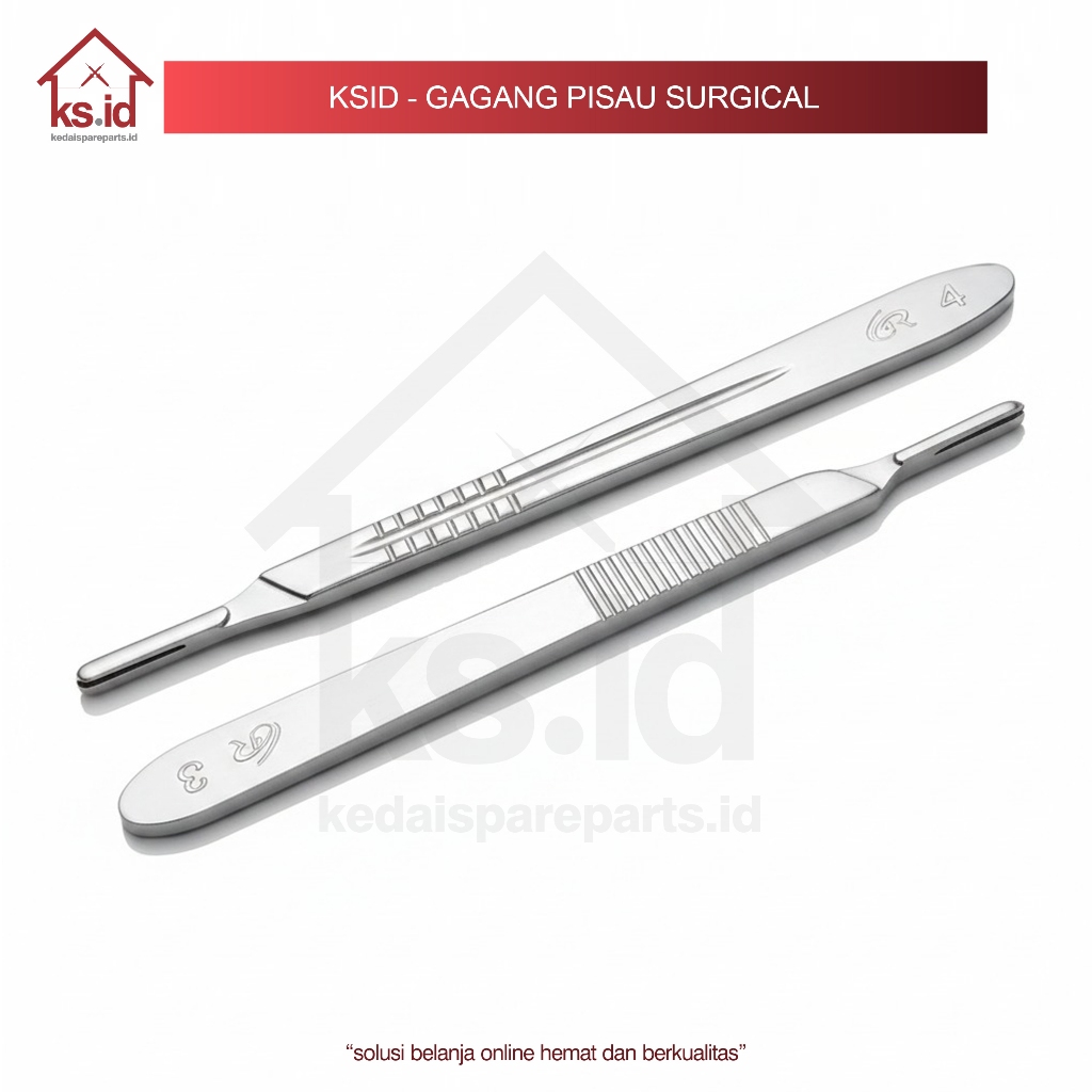 KSID - Gagang Pisau Surgical No.11 CR3 / Gagang Pisau Surgical No.23 CR4 / Gagang Pisau CR3 CR4 / ga