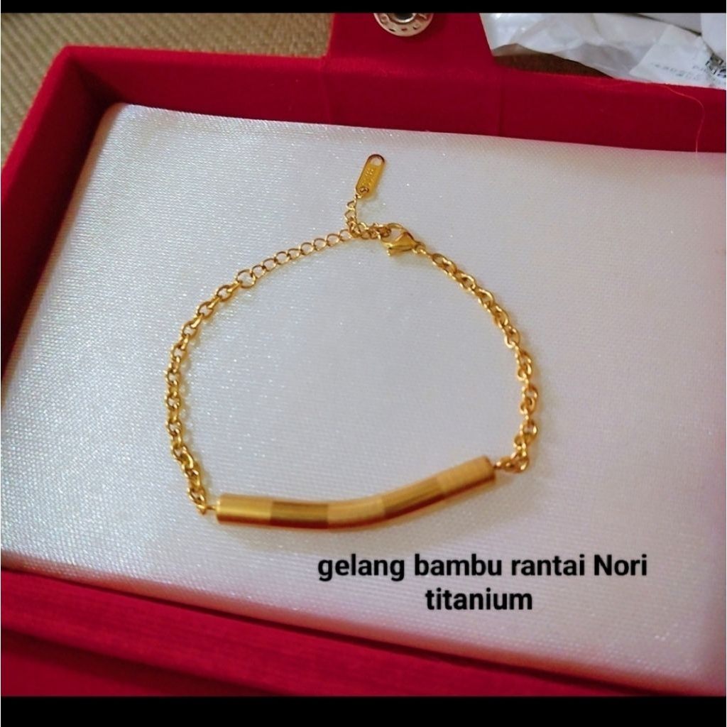 gelang bambu titanium