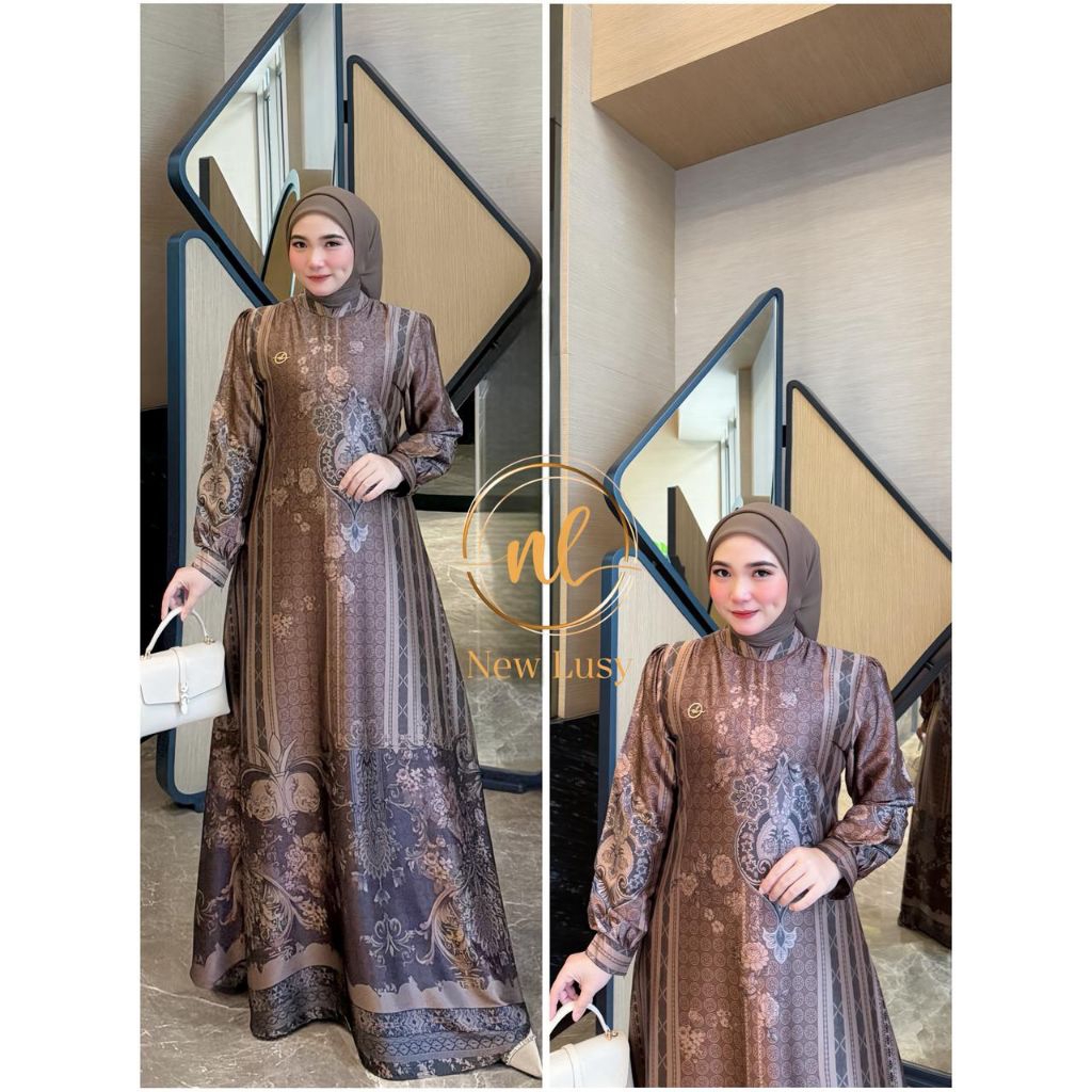 [BISA COD] GAMIS LIVINA DRESS ORI NEWLUSY/BAJULEBARAN/TERBESTSELLER/TERLARIS