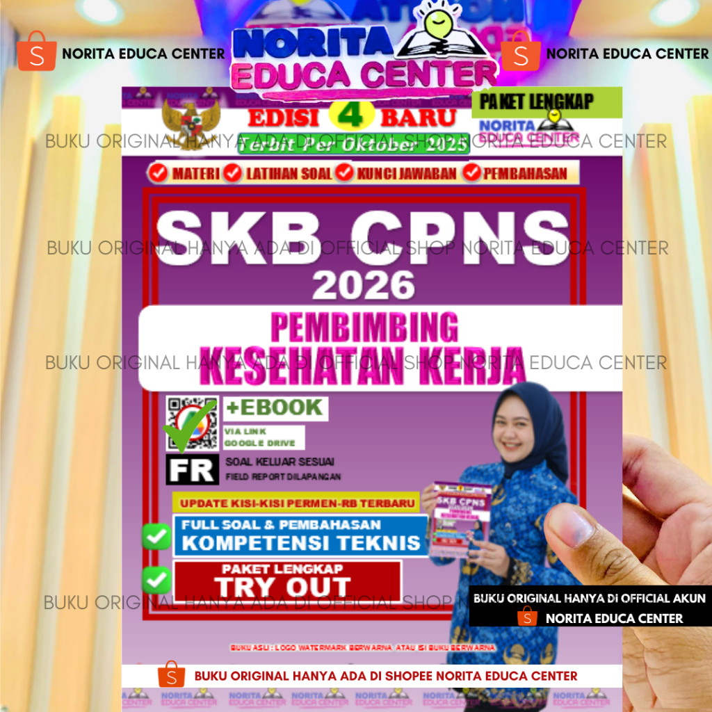 BUKU SKB CPNS PEMBIMBING KESEHATAN KERJA NORITA EDUCA CENTER
