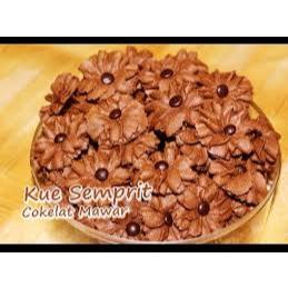 KUE SEMPRIT MAWAR COKLAT & VANILA 500GRAM