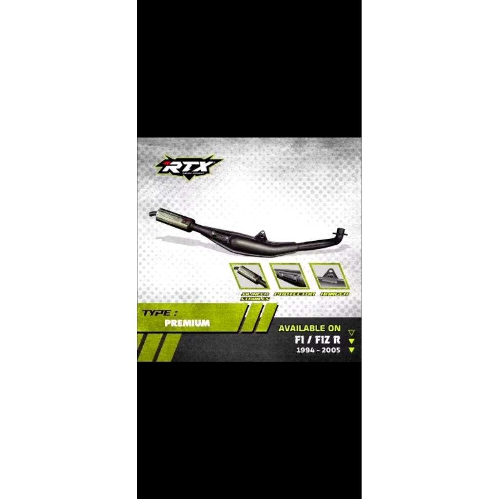 KNALPOT rtx fizr RTX FIZR FOSWAN F1ZR