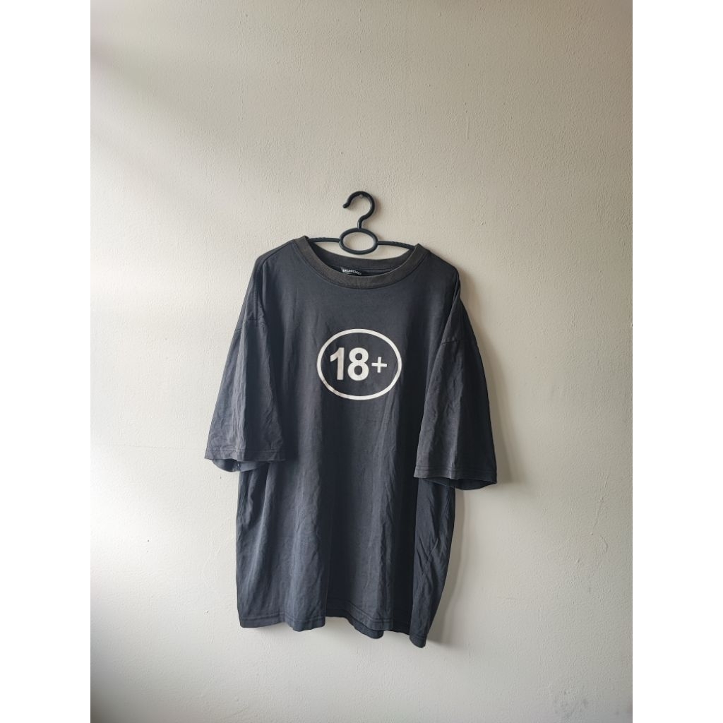 KAOS BALENCIAGA HITAM BLACK ORIGINAL
