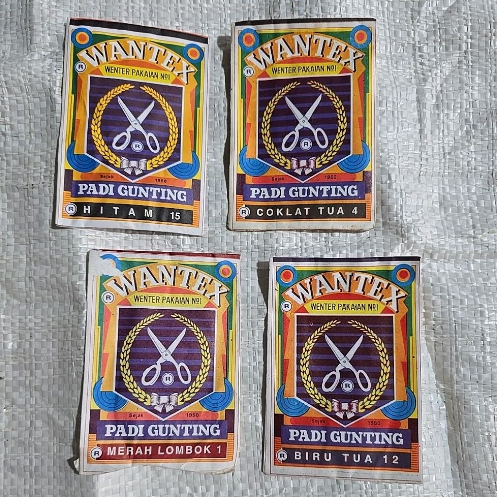 Wantex pewarna textile atau pewarana baju ( WANTEK )